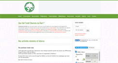 Desktop Screenshot of chemindurail.be